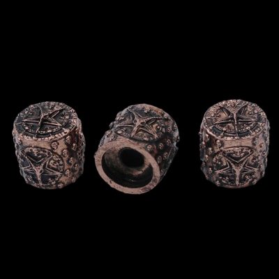 Boutons de Volume Guitare Pentagramme Métallique Antique Couleur Bronze