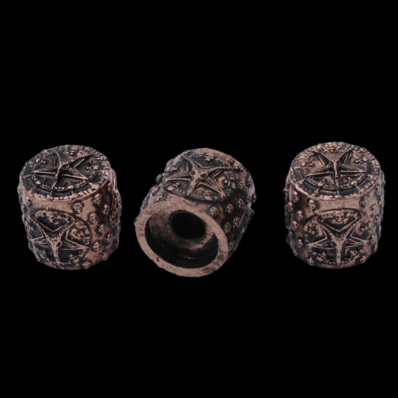 Boutons de Volume Guitare Pentagramme Métallique Antique Couleur Bronze