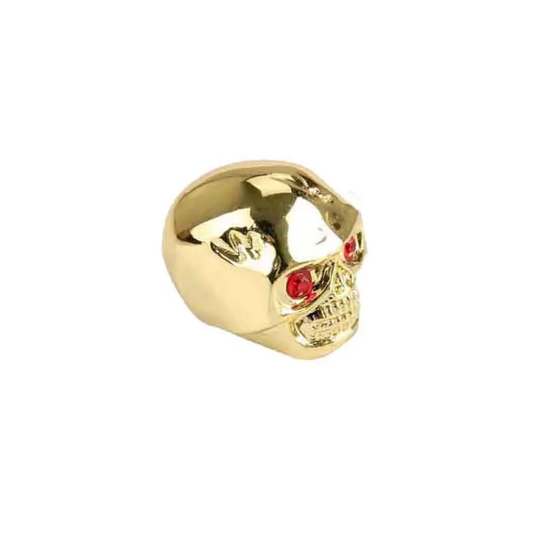 Boutons de Volume Guitare Têtes de Mort “Red Eyes” Couleur or