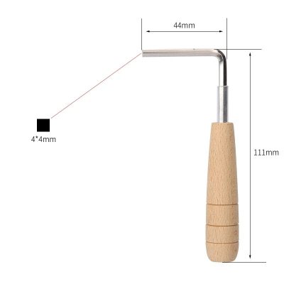 Clé de Réglage Truss Rod pour Guitare - Manche Bois Ergonomique - 111mm