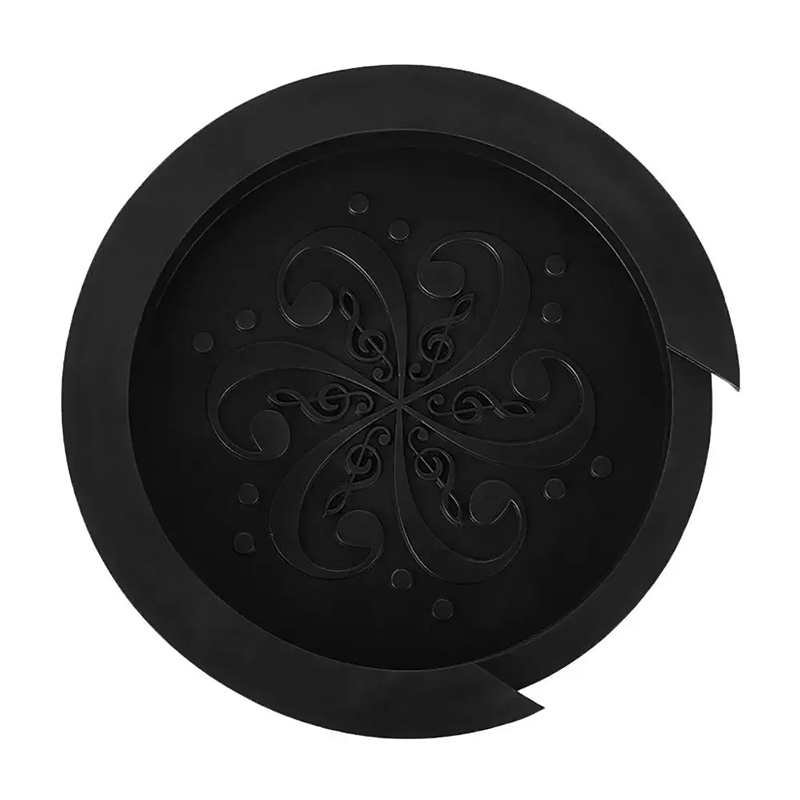 Couvercle de Trou de Son Guitare “Silicone Acoustique Anti-Larsen” Couleur noir
