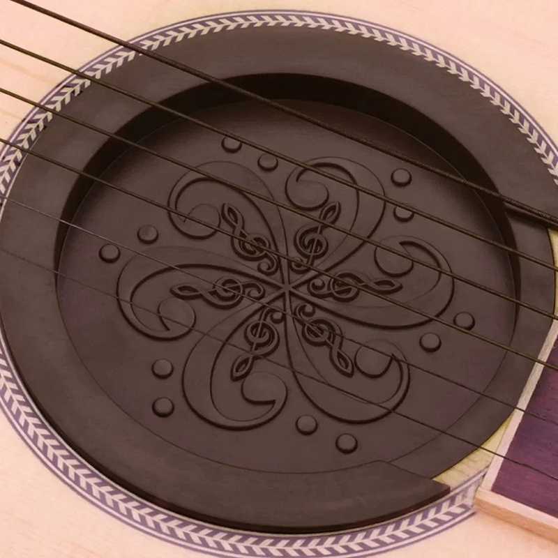 Couvercle de Trou de Son Guitare “Silicone Acoustique Anti-Larsen