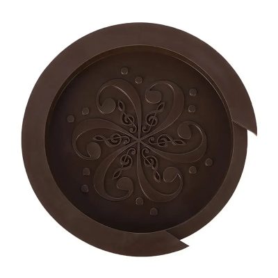 Couvercle de Trou de Son Guitare “Silicone Acoustique Anti-Larsen”Marron