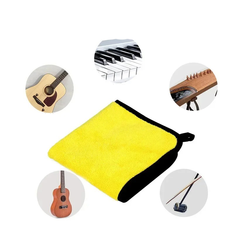 Details Chiffon Microfibre Doux pour Guitare & Instruments - Entretien, Nettoyage & Polissage Sans Rayures