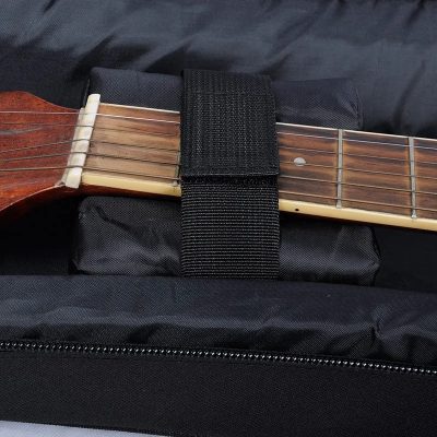 Details Housse Guitare Acoustique Rembourrée Sac à Dos Bicolore FolkDreadnought