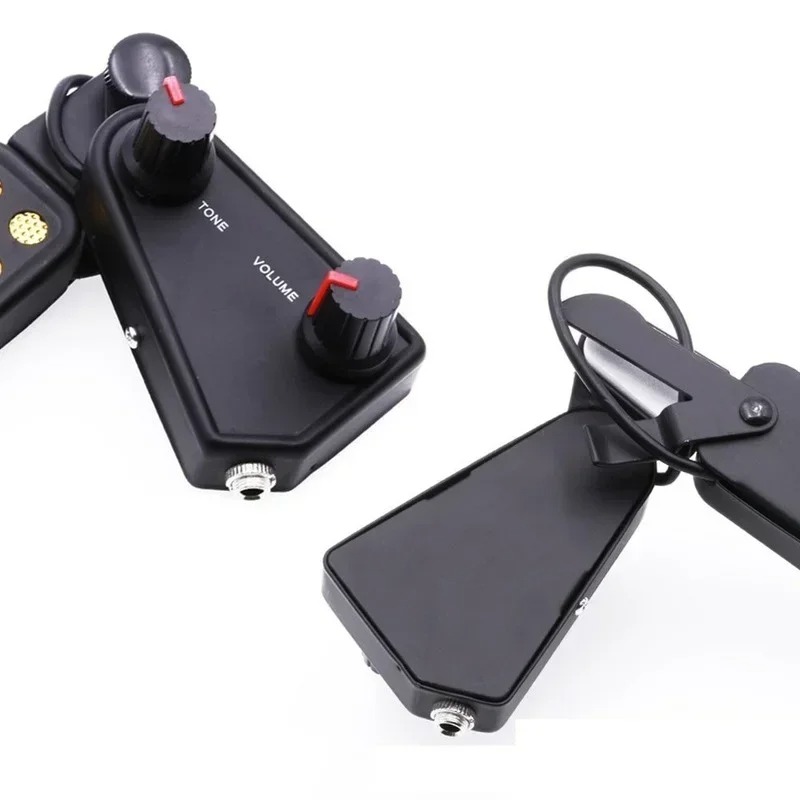 Details Micro Magnétique pour Guitare Acoustique - 12 Trous avec Réglage Volume & Tonalité