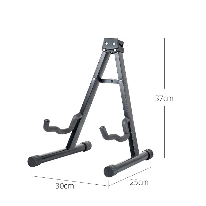 Dimensions Support de Guitare Pliable en Métal Trépied A-Frame Universel