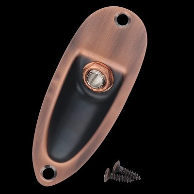 Plaque Jack Bateau Guitare Connecteur 6,35 mm type Stratocaster Couleur Rose