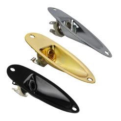 Plaque de Sortie Jack pour Guitare ST - Métal Finition Premium (3 Couleurs au Choix)
