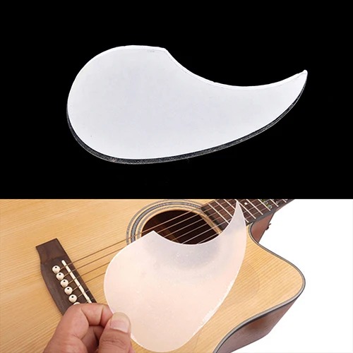Protection Anti-Rayures Transparente pour Guitare - Pickguard Autocollant Universel