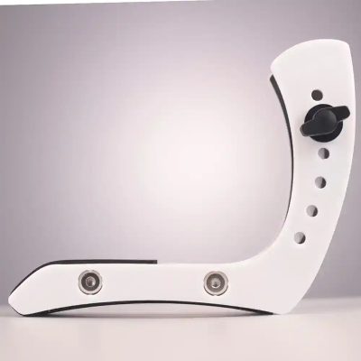 Support de Guitare Ergonomique Repose-Jambe Réglable QuickFix Pro - Nombreuses Couleur Blanc