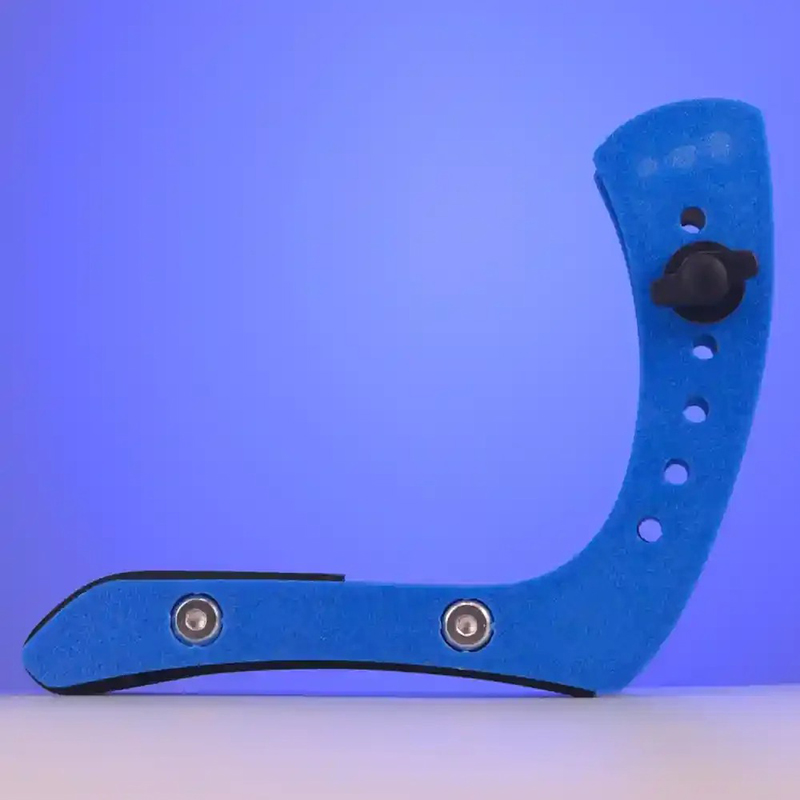 Support de Guitare Ergonomique Repose-Jambe Réglable QuickFix Pro - Nombreuses Couleur Bleu Fonce