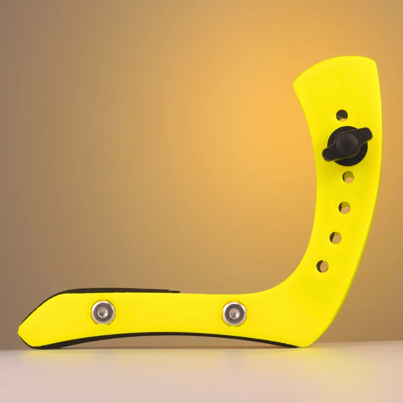 Support de Guitare Ergonomique Repose-Jambe Réglable QuickFix Pro - Nombreuses Couleur Jaune