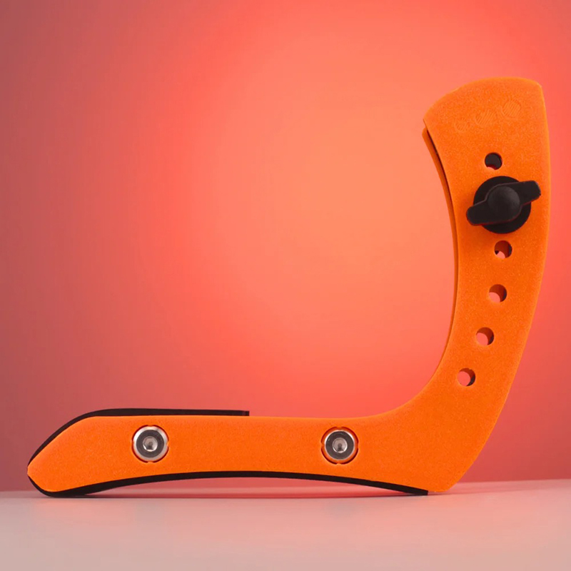 Support de Guitare Ergonomique Repose-Jambe Réglable QuickFix Pro - Nombreuses Couleur Orange