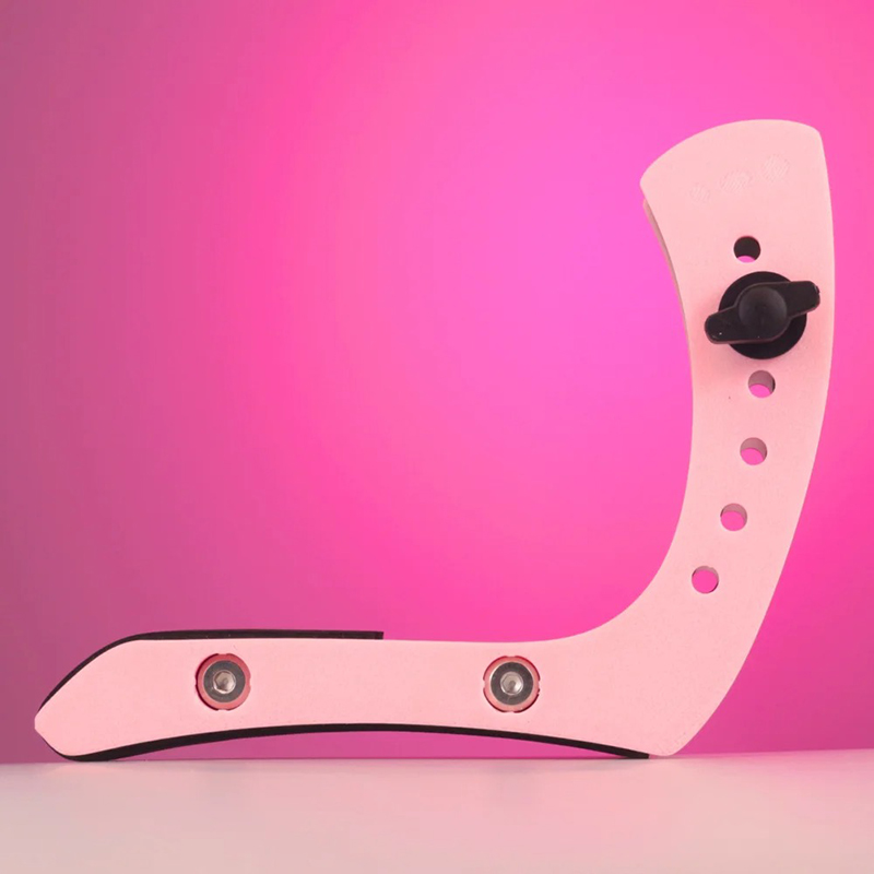 Support de Guitare Ergonomique Repose-Jambe Réglable QuickFix Pro - Nombreuses Couleur Rose pale