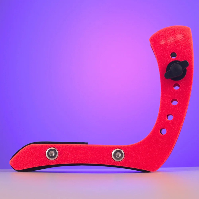 Support de Guitare Ergonomique Repose-Jambe Réglable QuickFix Pro - Nombreuses Couleur Rouge
