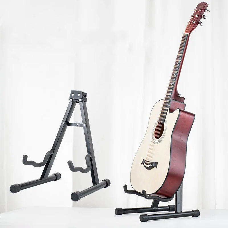 Support de Guitare Pliable en Métal Trépied A-Frame Universel