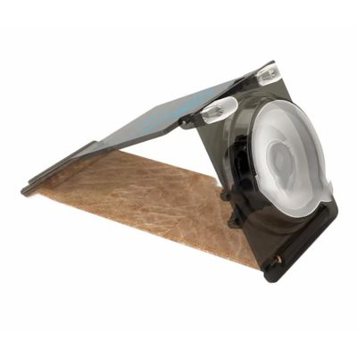Vue de Cot Support de Guitare Électrique en Bois Massif - Repose-Jambe WoodTone Pro