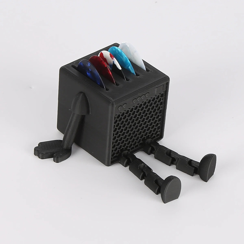 Vue de face Porte-Médiators Amplificateur - Mini Amp “Buddy Rock”
