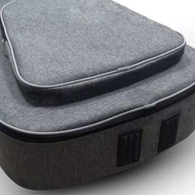 détails Housse Guitare Acoustique Tissu Chiné, Gig Bag Sac à Dos pour Guitare Classique Folk (36, 39, 41 Pouces)