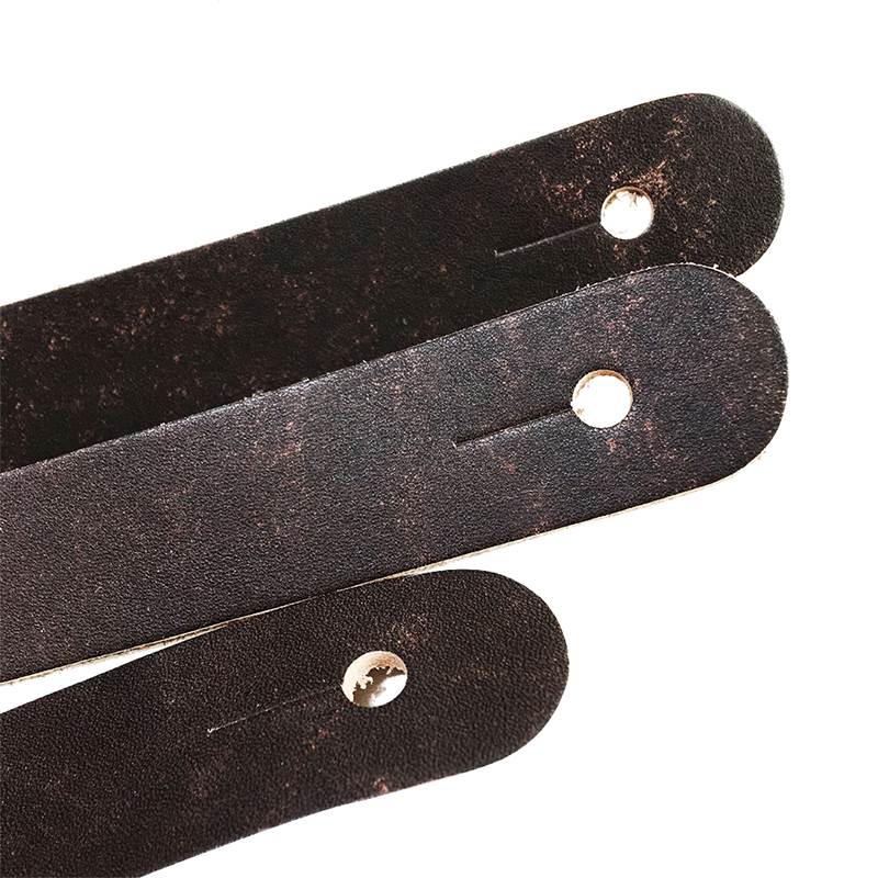 Accroche Magnifique sangle de guitare en cuir vieilli