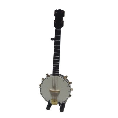 Avant Banjo Miniature de Collection - Modèle Vintage sur Support - 18 cm !