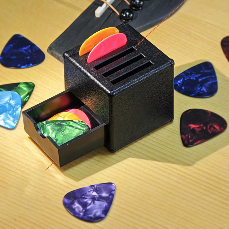 Boîte à - Plectres Guitare Rangement Design Ampli avec Tiroir - “Amp Drawer”