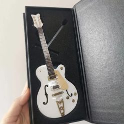 Guitare Miniature Électrique de Collection - Modèle Hollow Vintage - 18 cm !