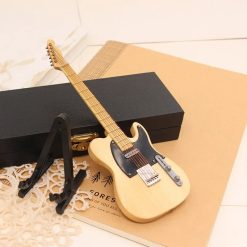 Guitare Miniature Électrique de Collection - Modèle Single Cut Type T - 18 cm !