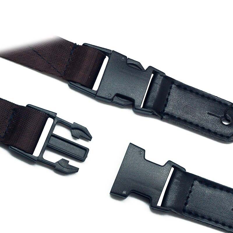Sangle de guitare universelle réglable 96-140cm en Nylon avec cuir - 3 couleurs au choix