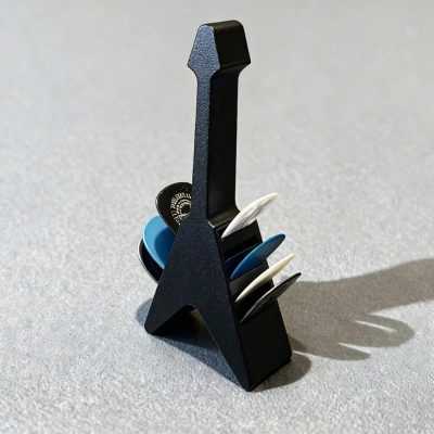 Vue Arrierre Porte-Plectres Guitare Électrique “Pick V-Stand”