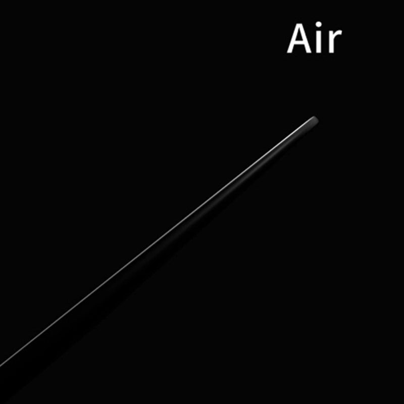 épaisseur des Plectres Professionnels Noirs Air Series - Précision et Vitesse Maximale (0.38 0.8 mm)