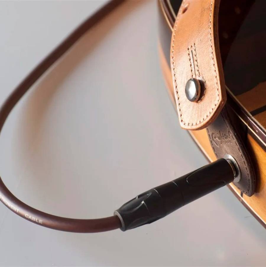 Adaptateur Jack de Sangle Guitare “Straplink Cuir Nomade” –  Cuir Véritable!