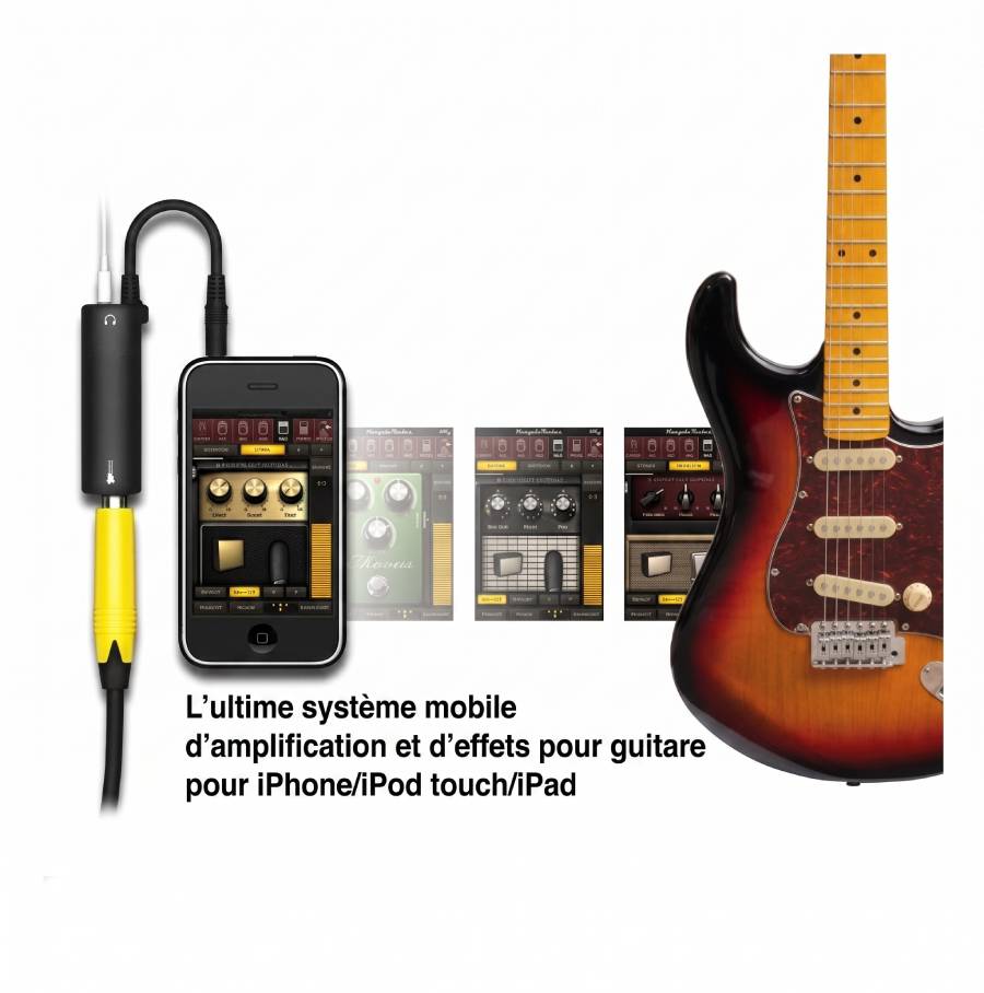 Détails Adaptateur Guitare iRig Mobile Interface pour Smartphone et Tablette
