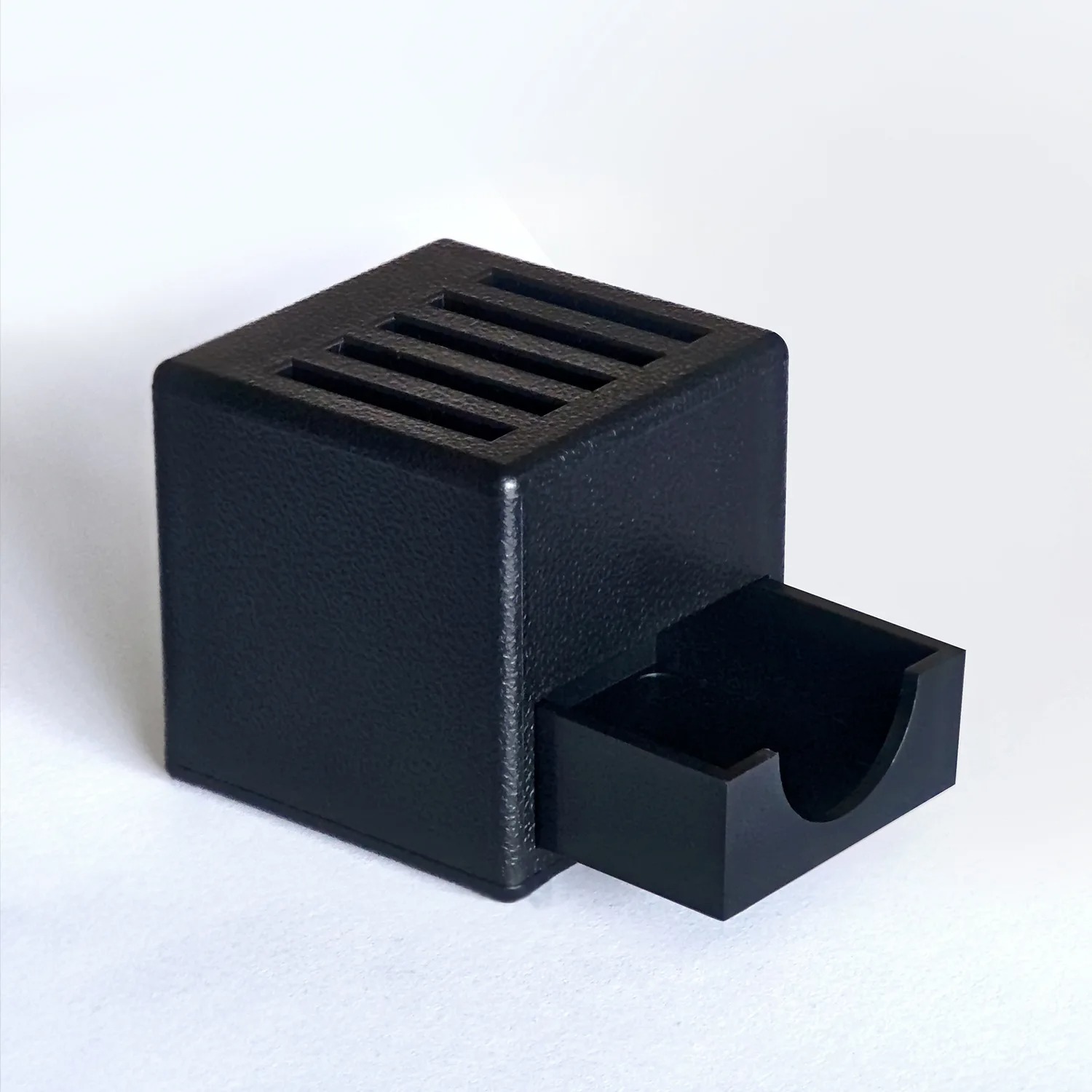 Détails Arrière Boîte à Plectres Guitare Rangement Design Ampli avec Tiroir - Amp Drawer