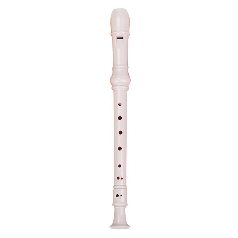 Flûte à Bec Soprano 8 Trous Instrument d’Étude EasyPlay - couleur beige