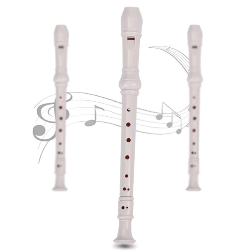 Magnifique Flûte à Bec Soprano 8 Trous Instrument d’Étude EasyPlay - 6 Couleurs au Choix